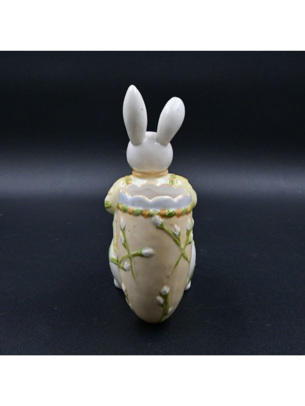 Villeroy & Boch Eastern Fantasy Bunny Rabbit w/ Daffodil Flower Basket Vase 1748 - Picture 3 of 6